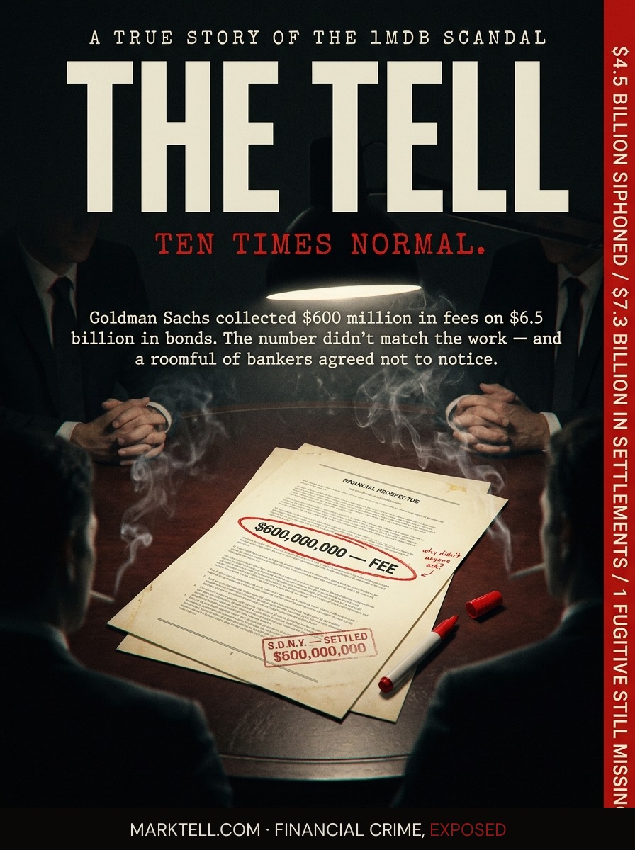 The fee was ten times normal. That was the tell everyone agreed not to see.