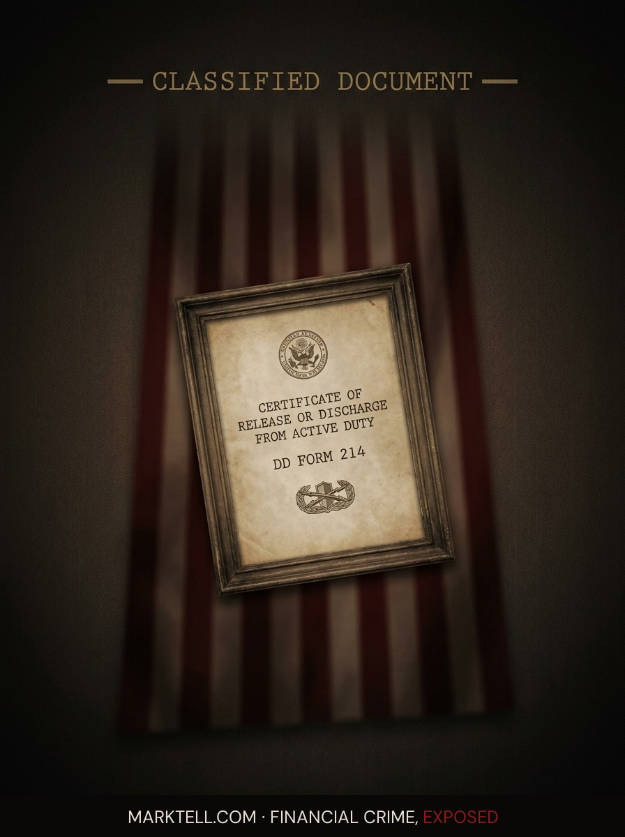 The veteran's badge was the door. Somebody else walked through it.
