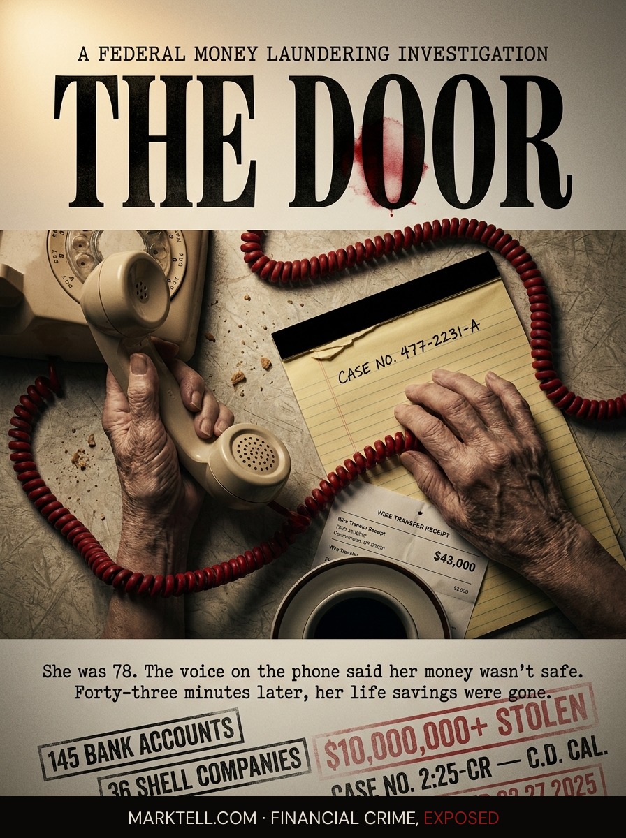 One hundred and forty-five bank accounts, and a phone call that said "your money isn't safe"