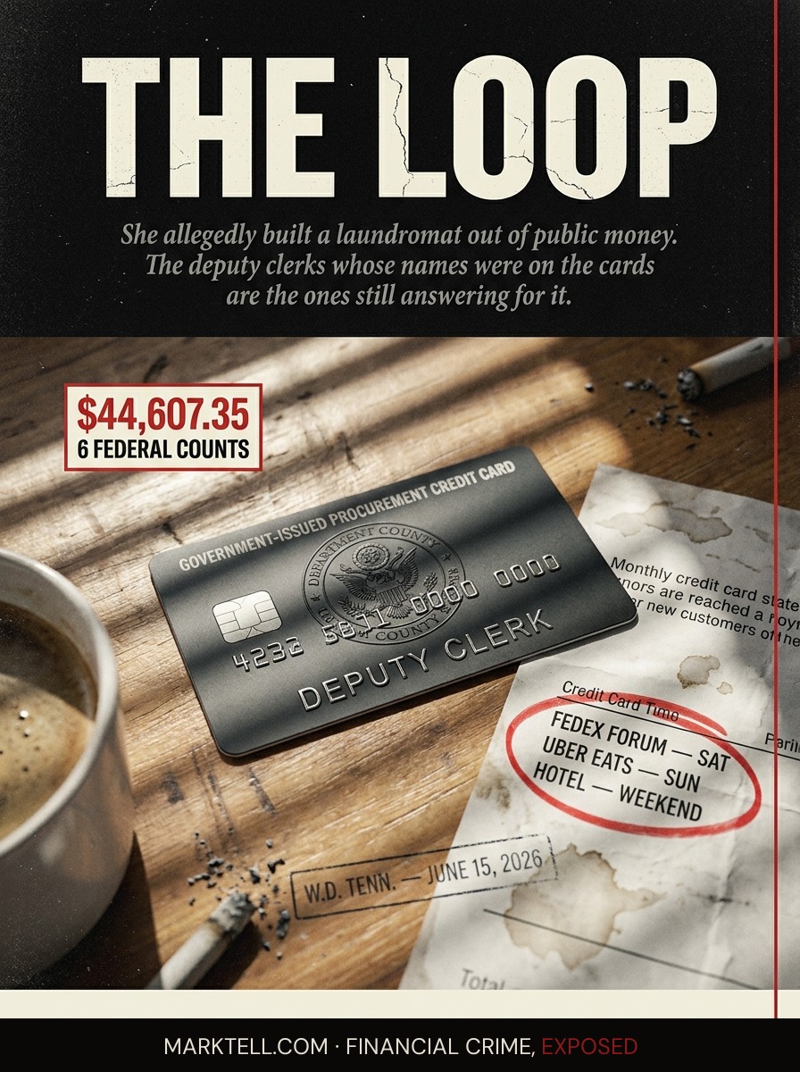 The procurement card was for office supplies. The charges were at FedEx Forum on a Saturday.