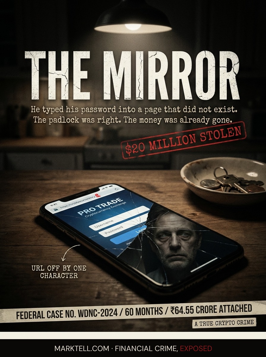The login page looked right. The padlock looked right. The money was already gone.