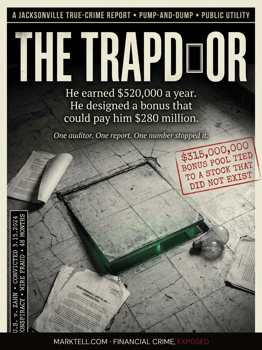 The bonus pool was a stock that did not exist. The sale was a ghost. The conspiracy was real.